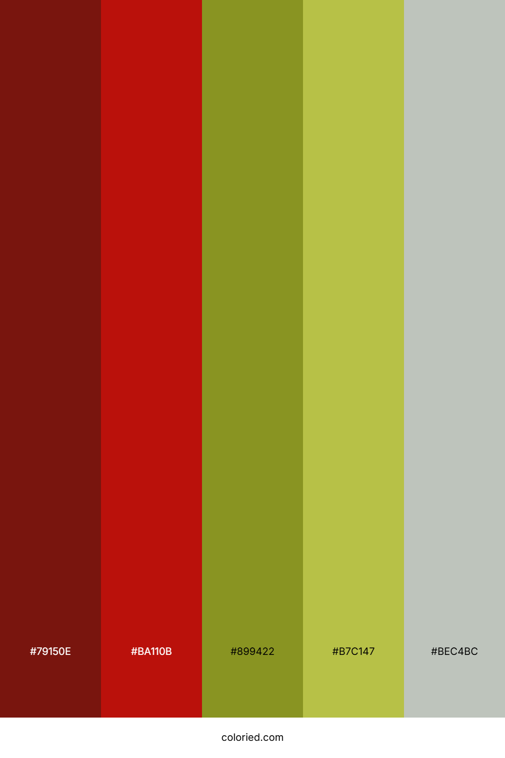 Crimson Sage Radiance Color Palette