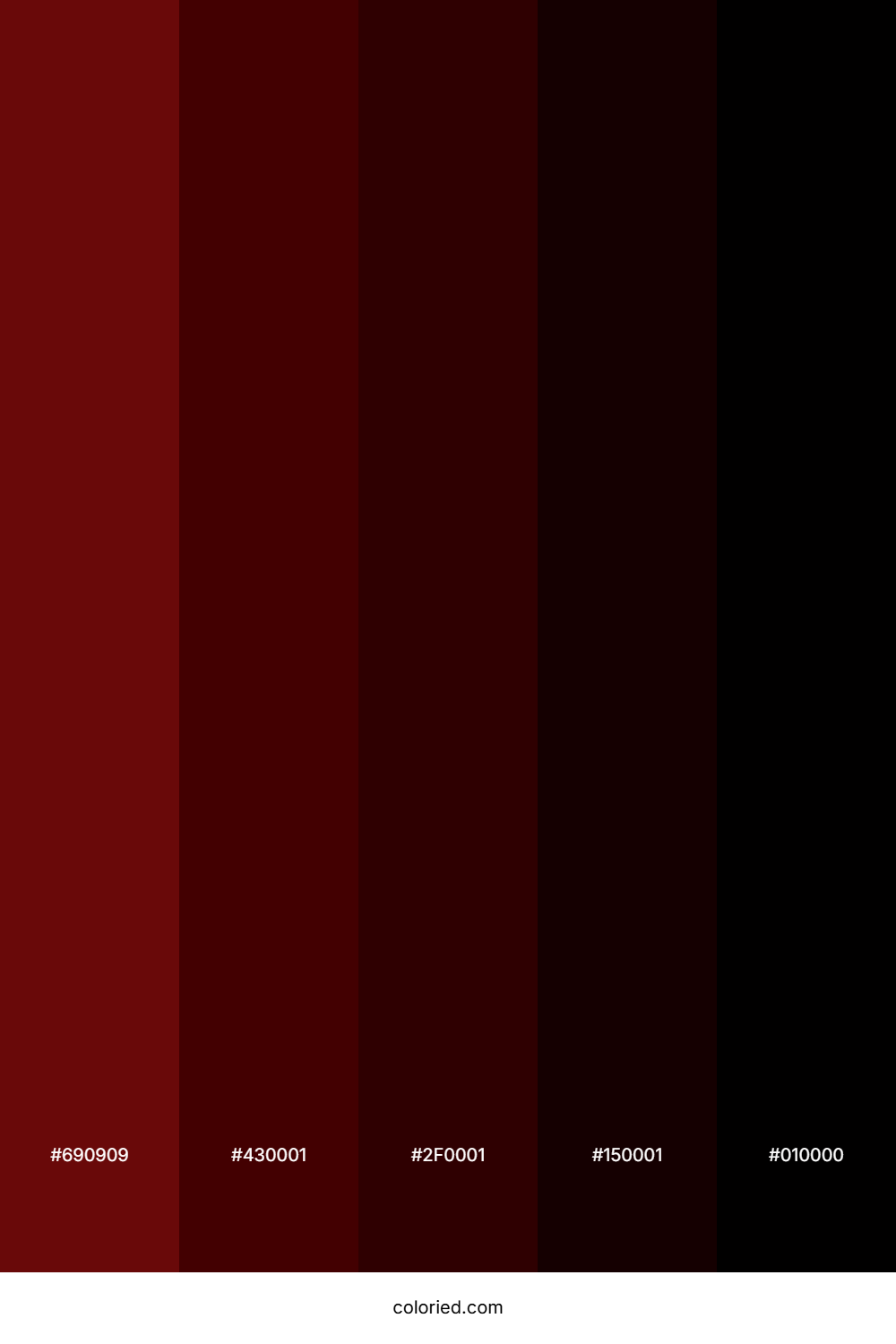 Crimson Shadow Color Palette