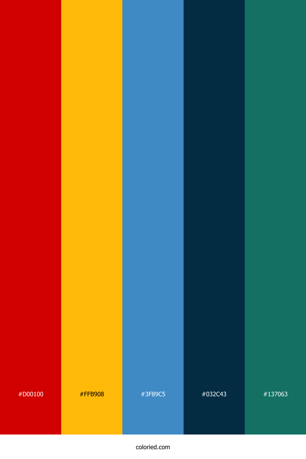 Crimson Sky Wave Palette