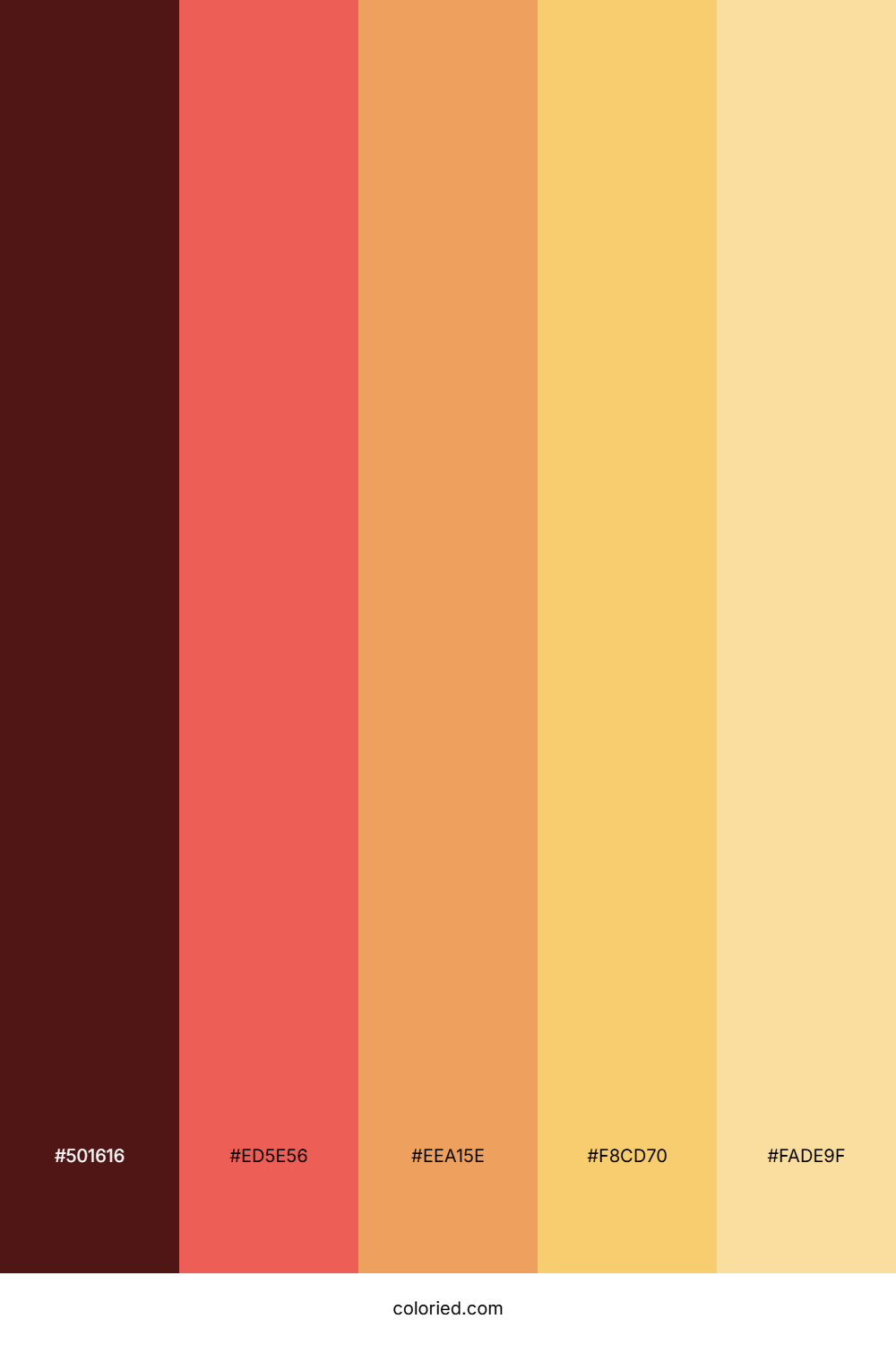 Crimson Solar Glow Color Palette