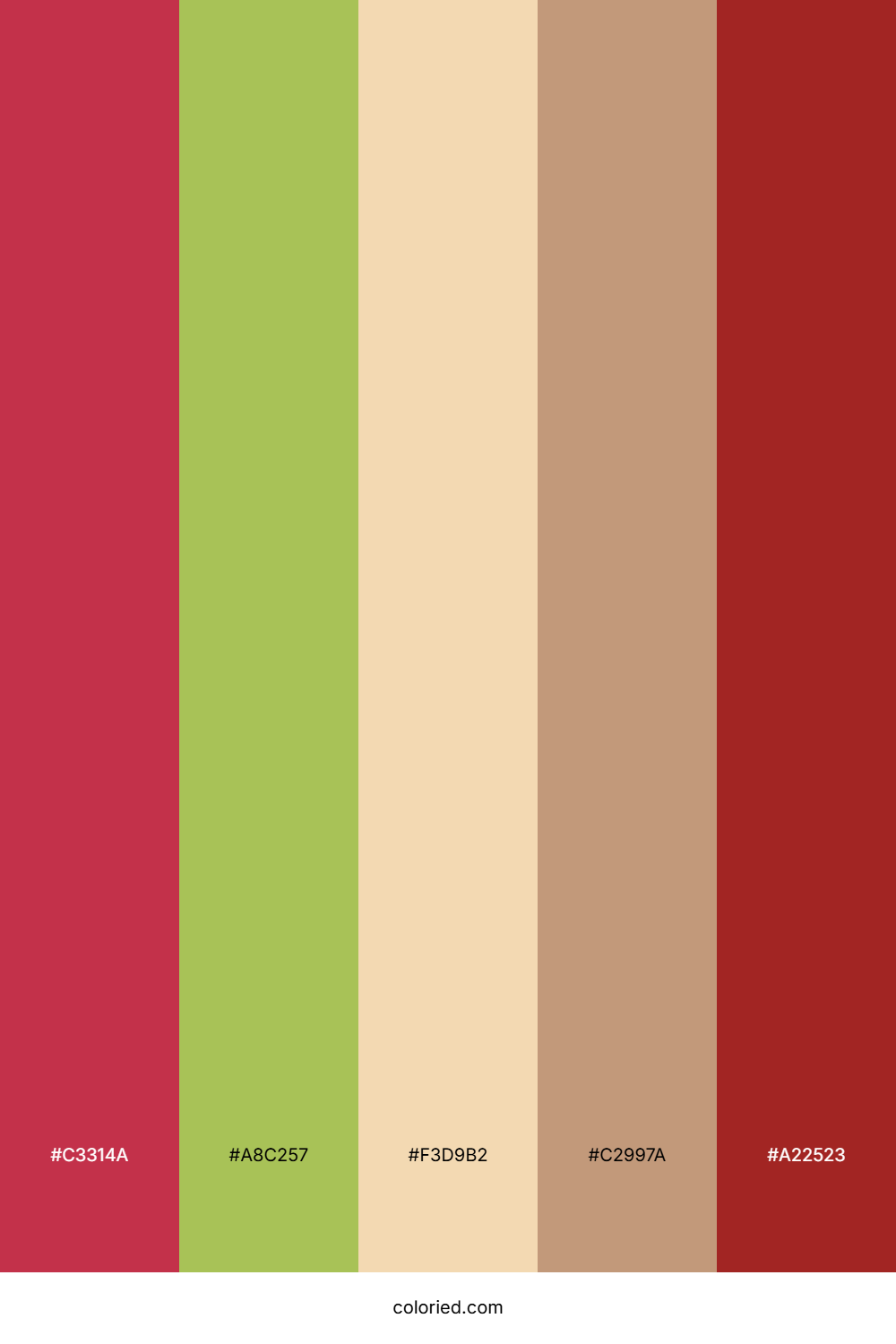 Crimson Summer Orchard Palette
