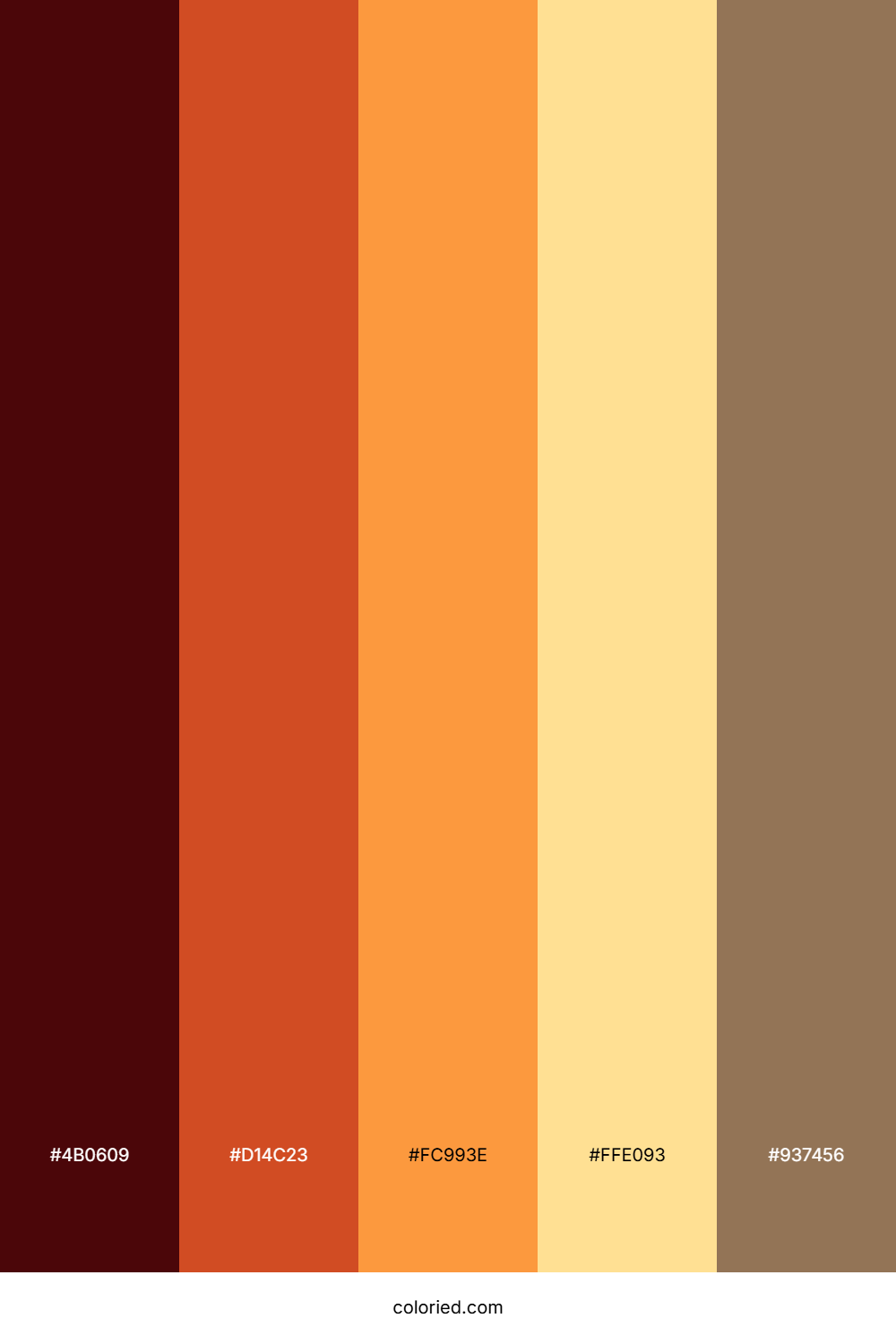Crimson Sunset Drift Palette