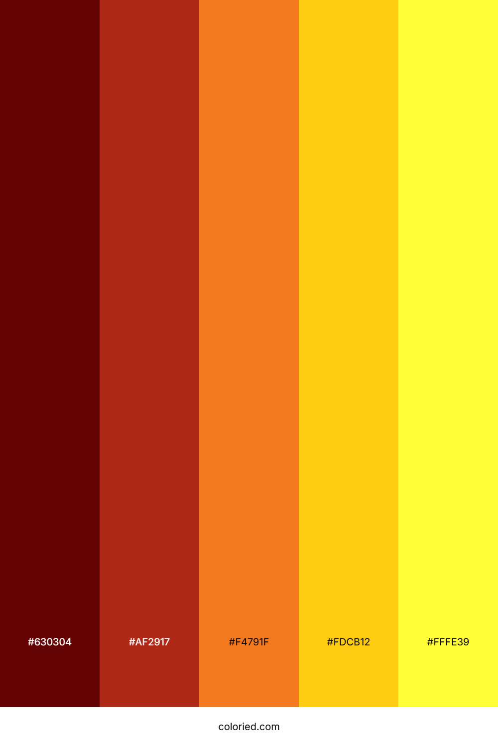 Crimson Sunset Gold Color Palette