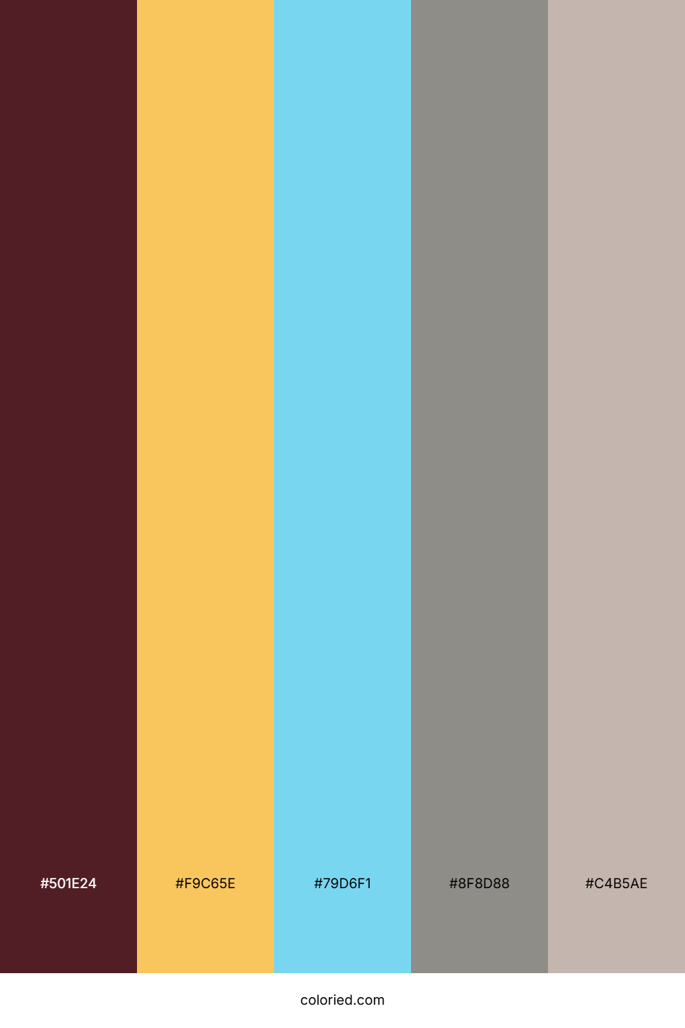 Crimson Sunset Sky Color Palette