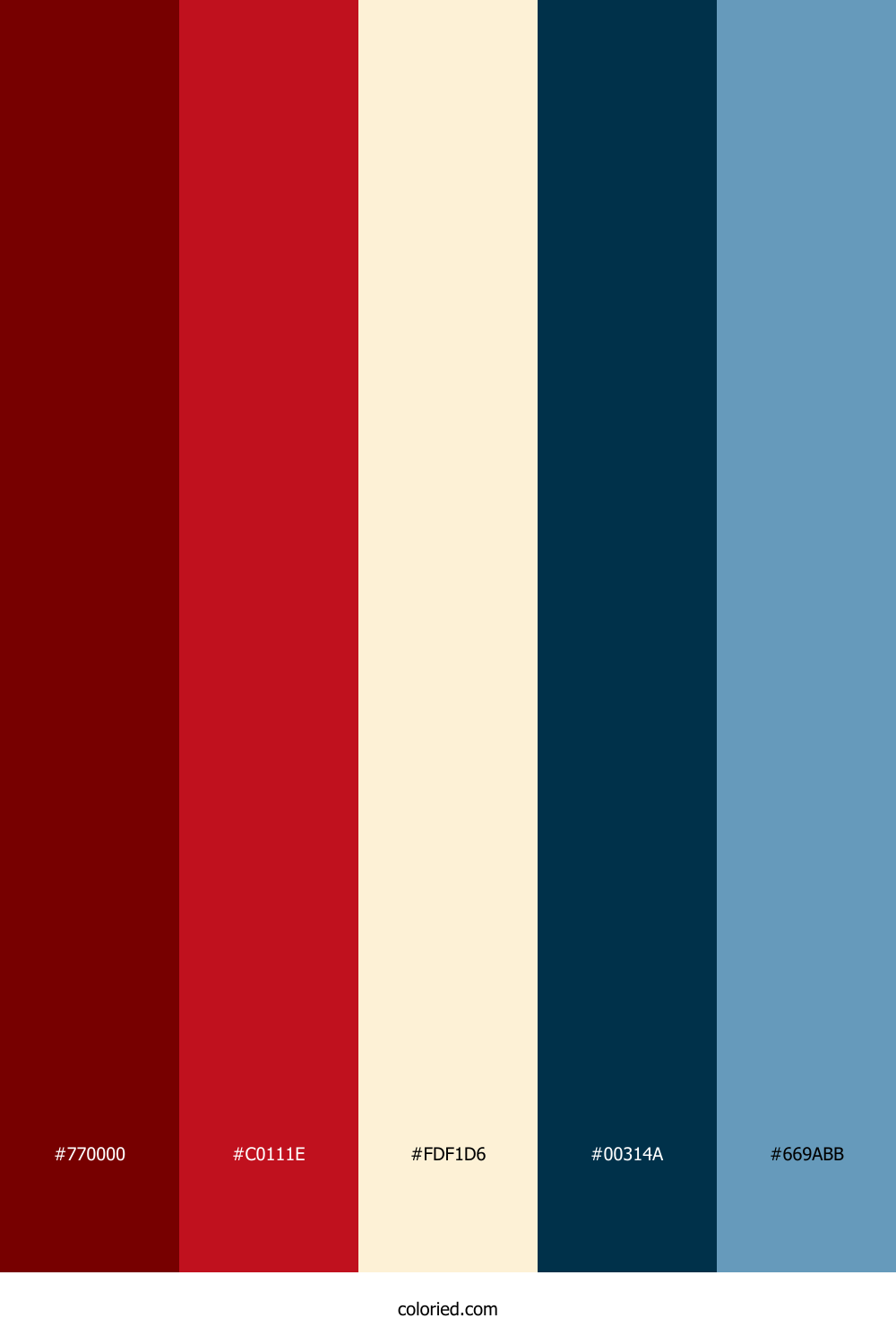 Crimson Tide Sky Palette