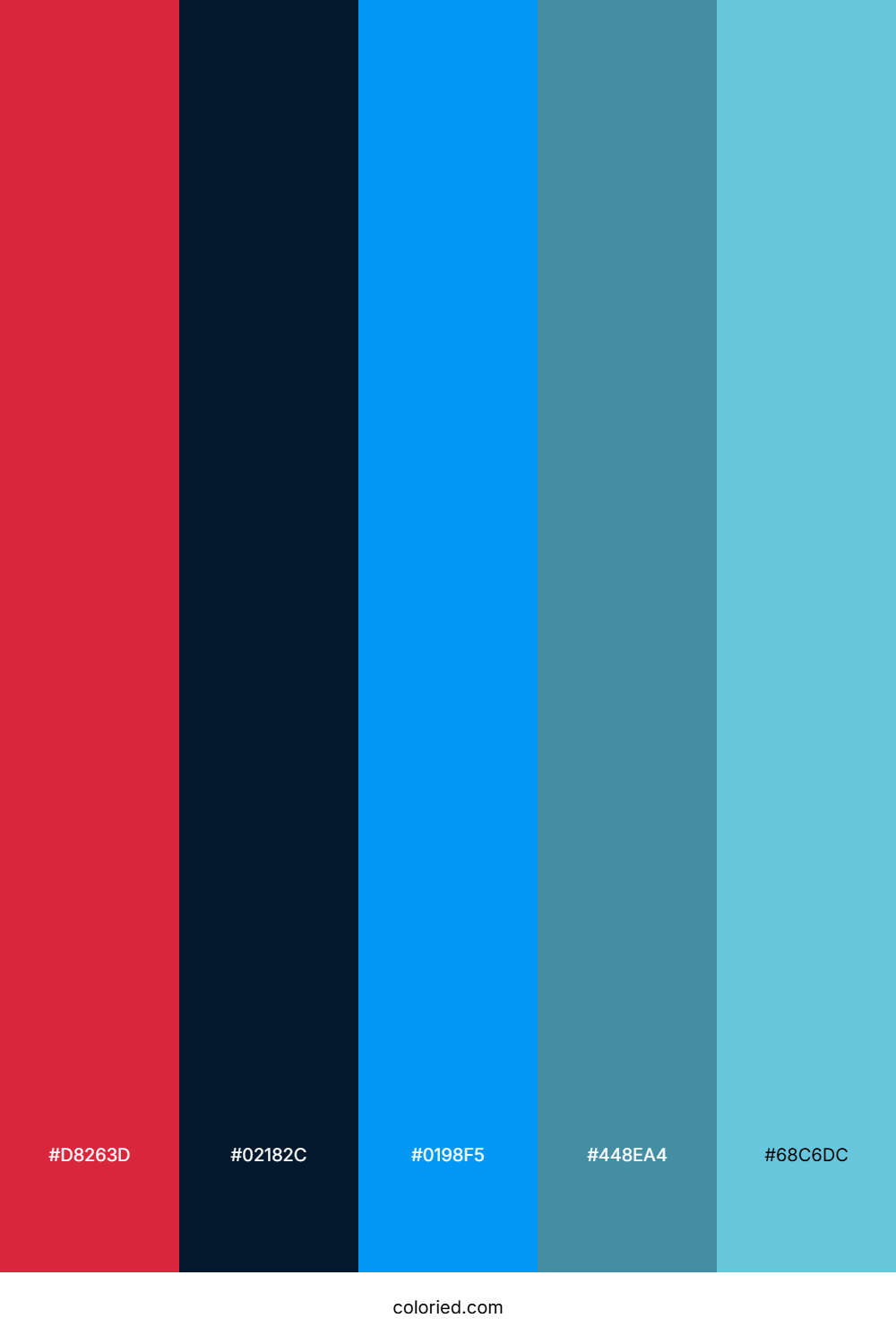 Crimson Tide Wave Color Palette