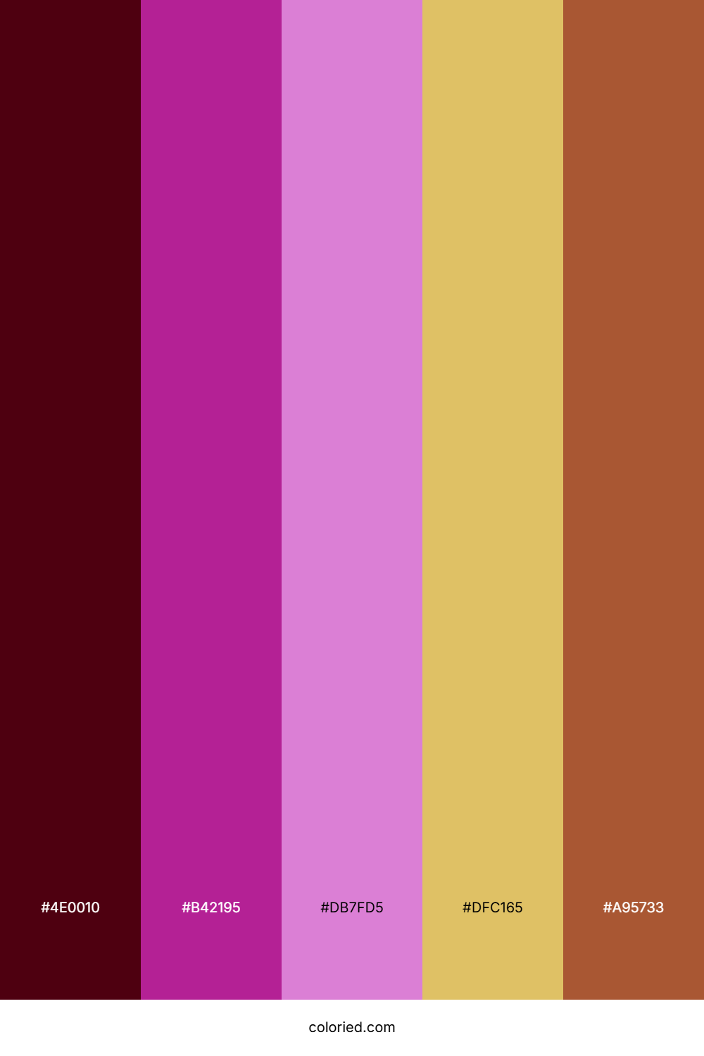 Crimson Violet Sunset Color Palette