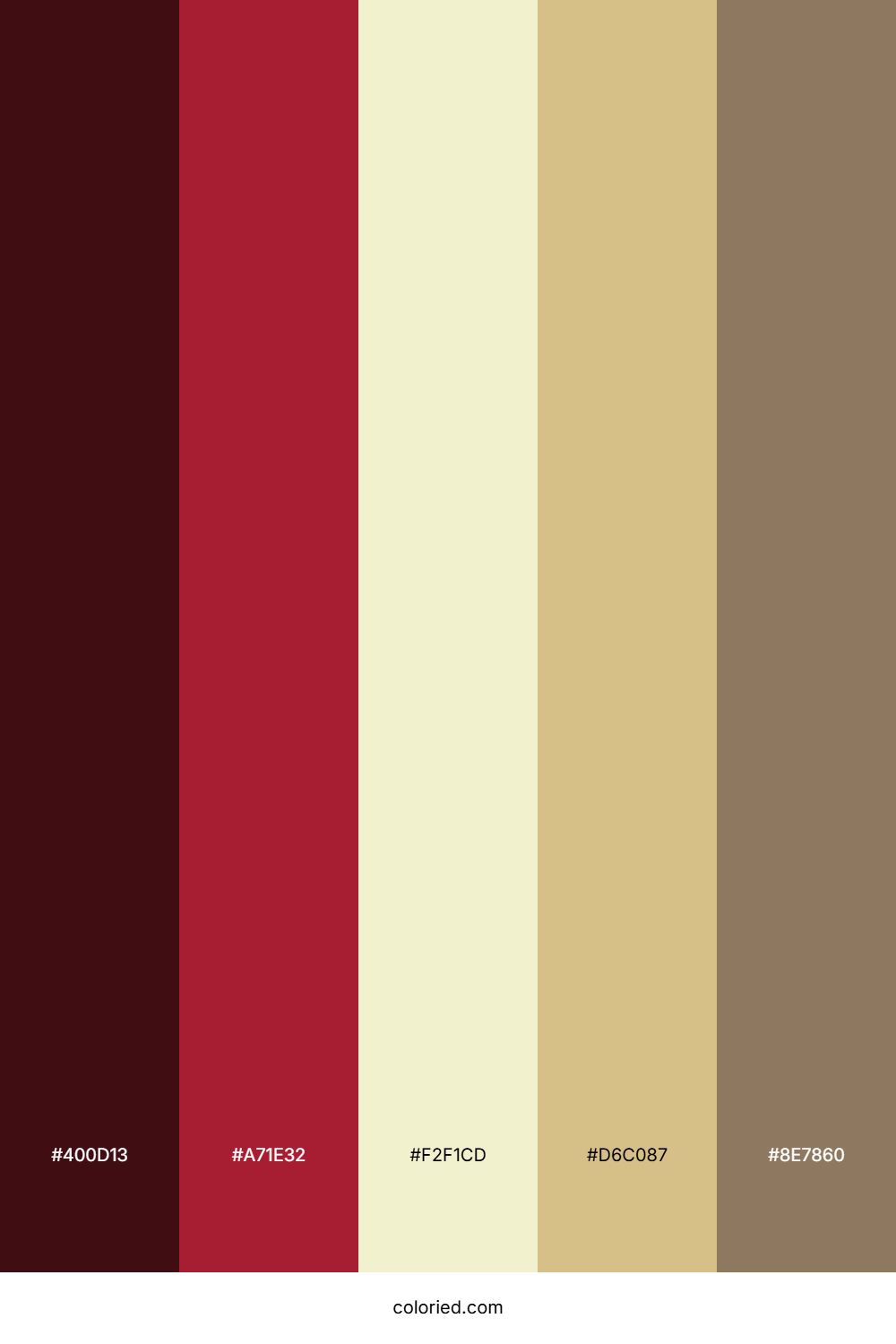 Crimson Walnut Grove Palette