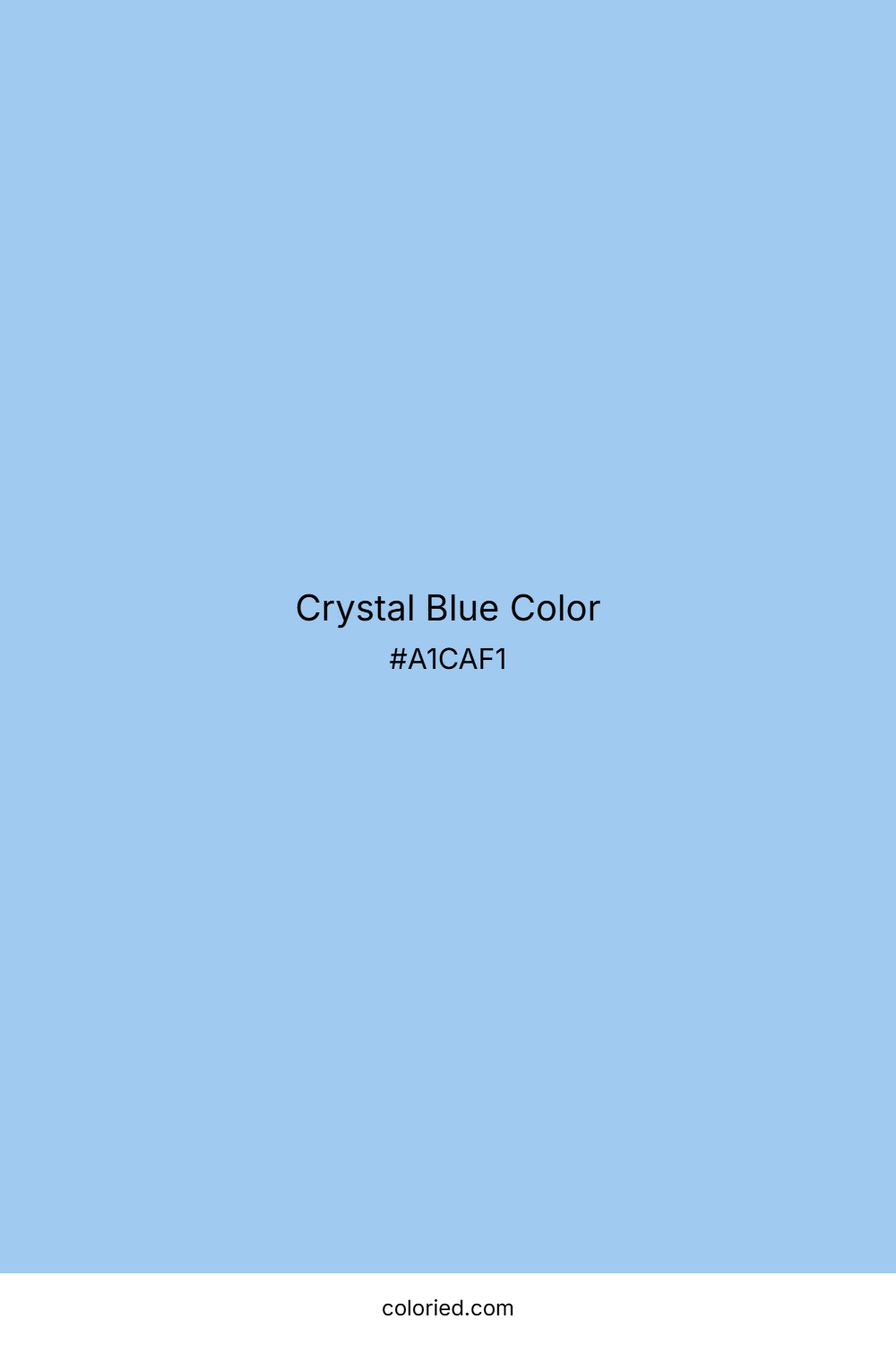 Crystal Blue Color