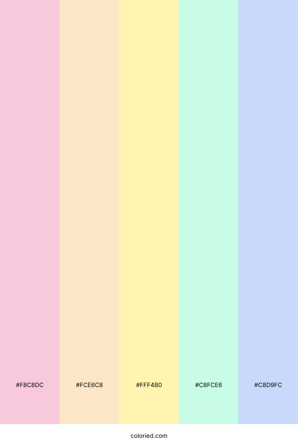 Cute Pastel Color Palette