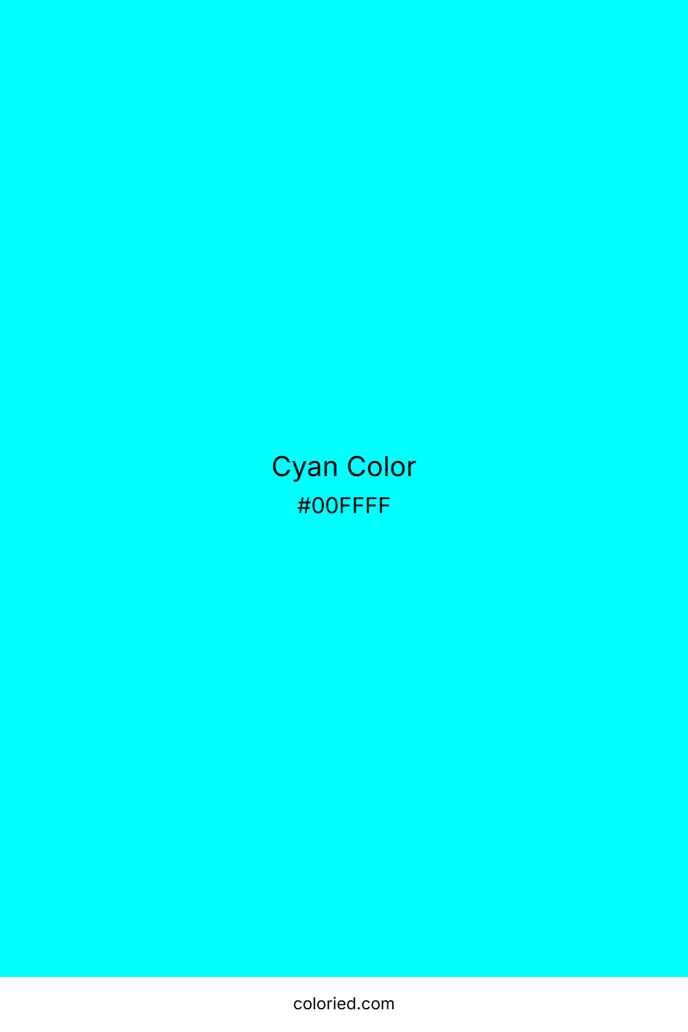 Cyan Color