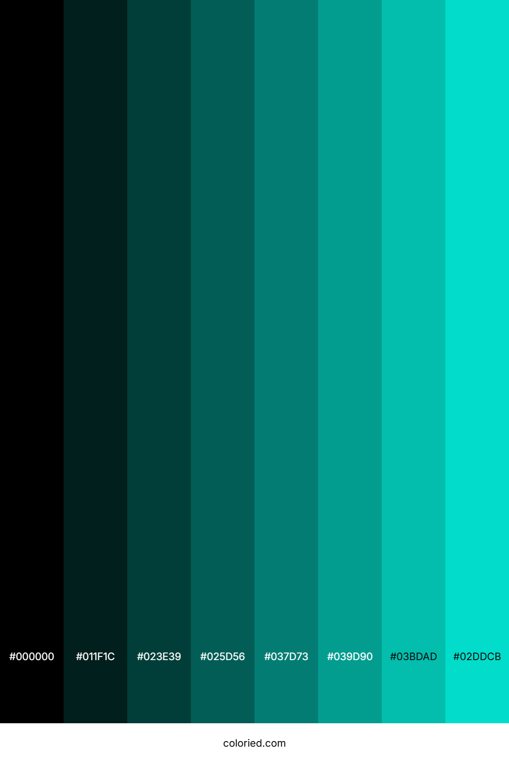 Cyan Green Shades