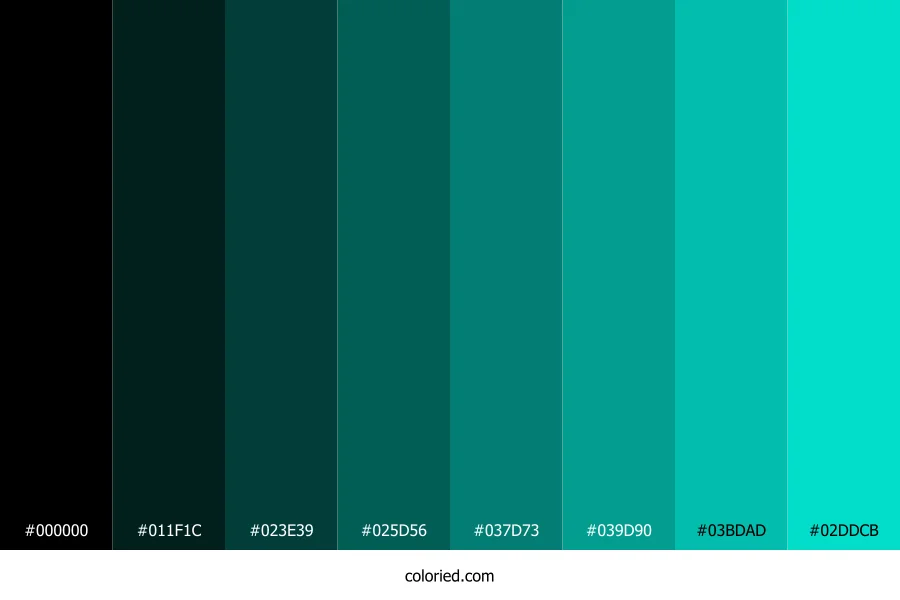 Cyan Green Shades