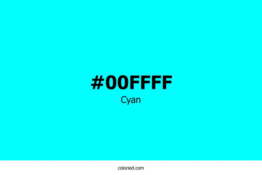 Cyan Color Hex Code