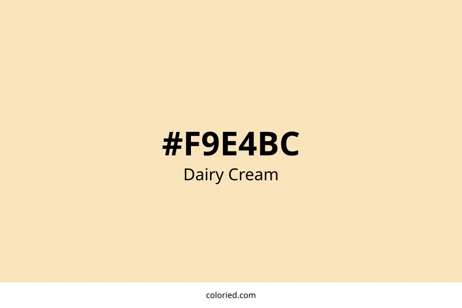 Dairy Cream Color