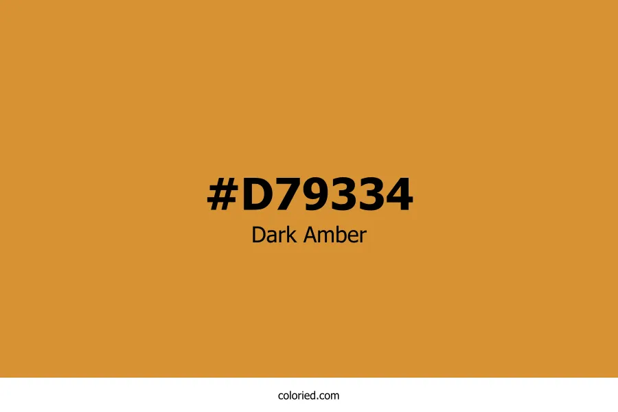 Dark Amber Color