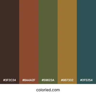 Dark Autumn Color Palette