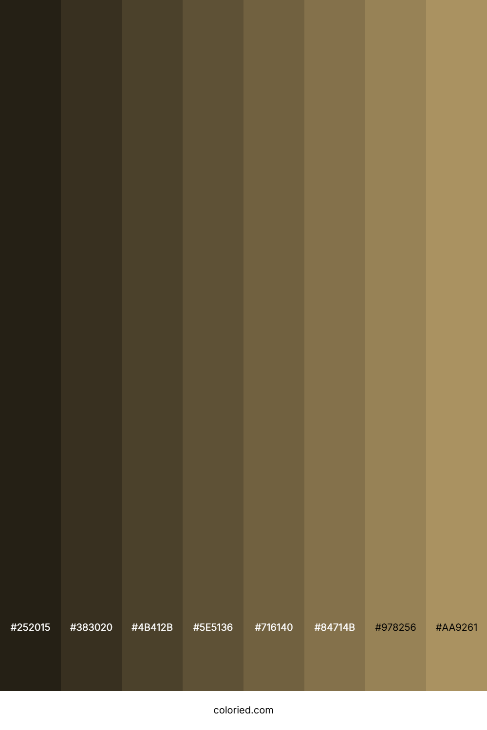 Dark Beige Color Shades