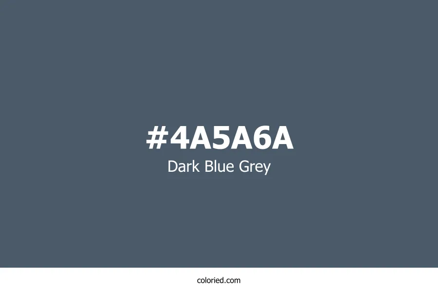 Dark Blue Grey Color Hex Code