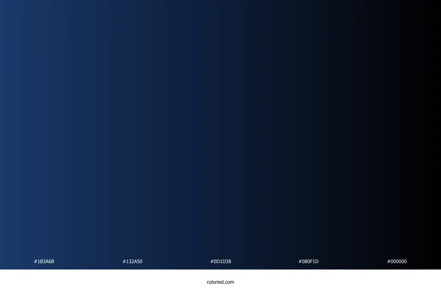 Dark Blue to Black Gradient