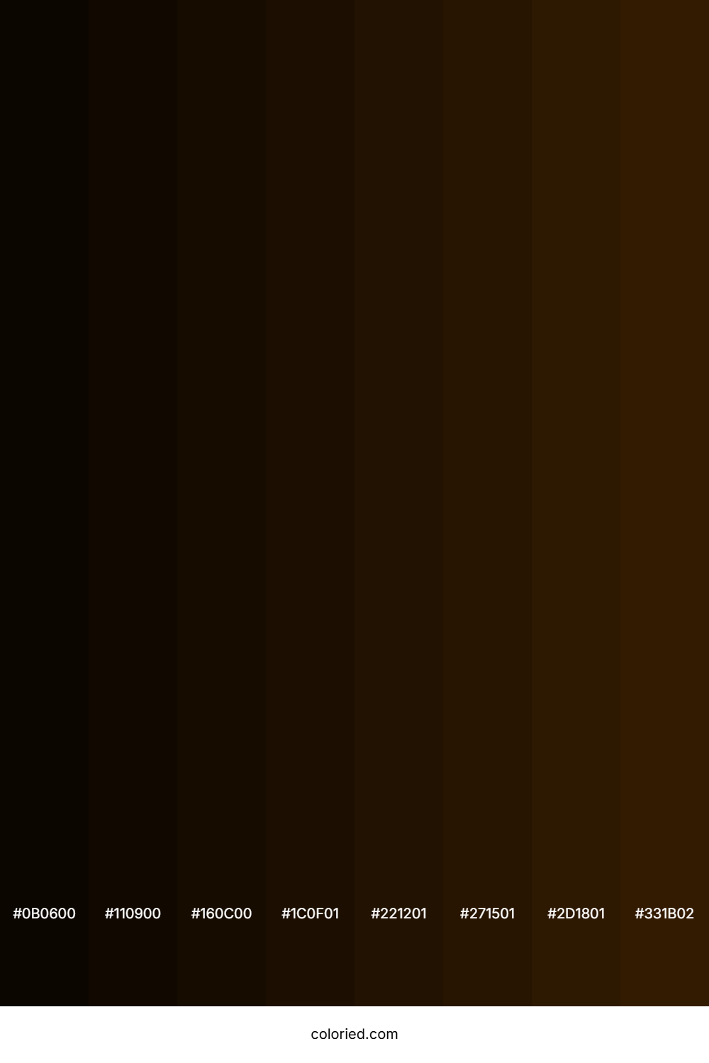 Dark Brown Color Shades