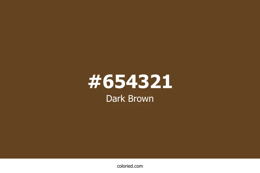 Dark Brown Color Hex Code