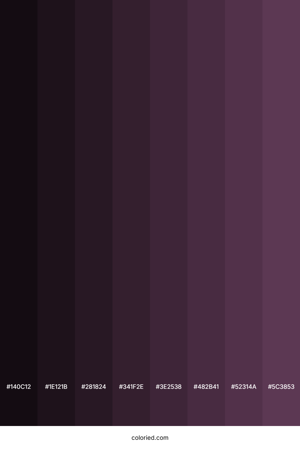 Dark Byzantium Color Shades