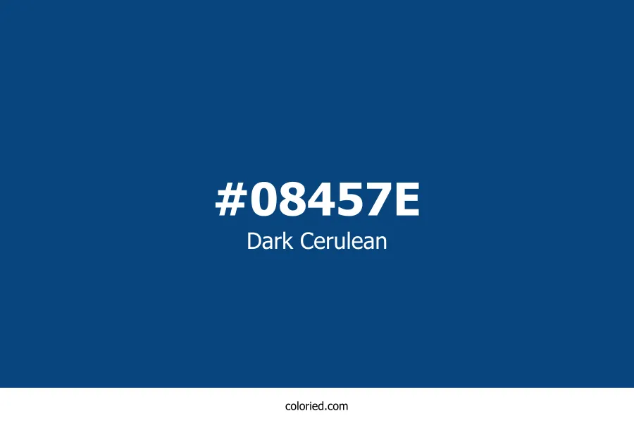 Dark Cerulean Color