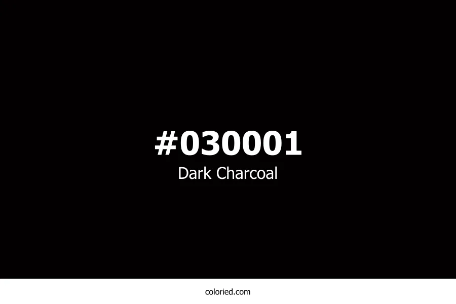 Dark Charcoal Color Hex Code