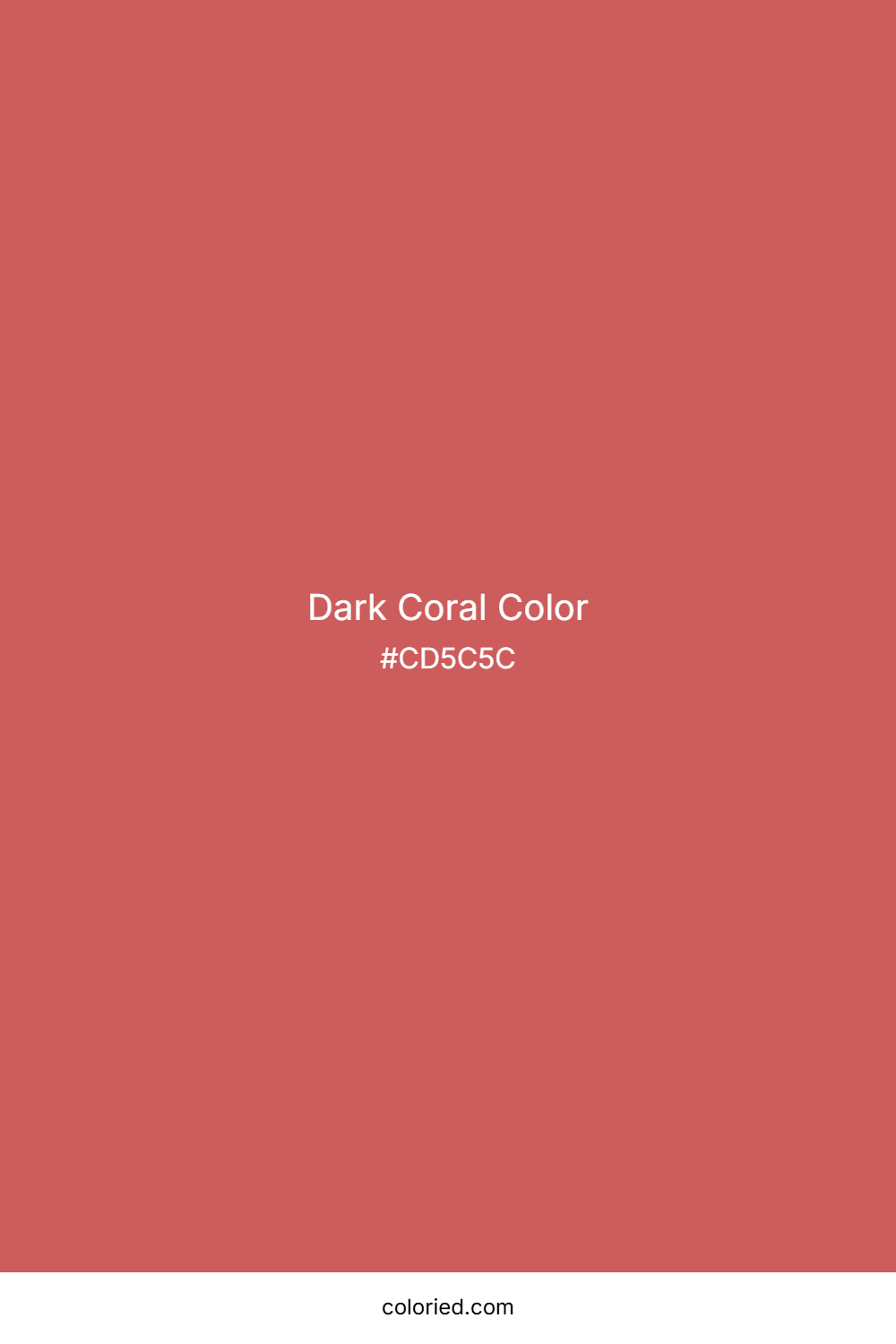 Dark Coral Color