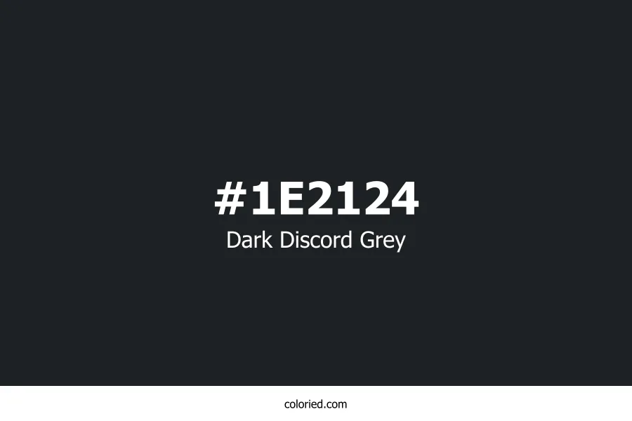 Dark Discord Grey Color