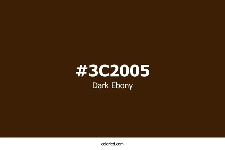 Dark Ebony Color