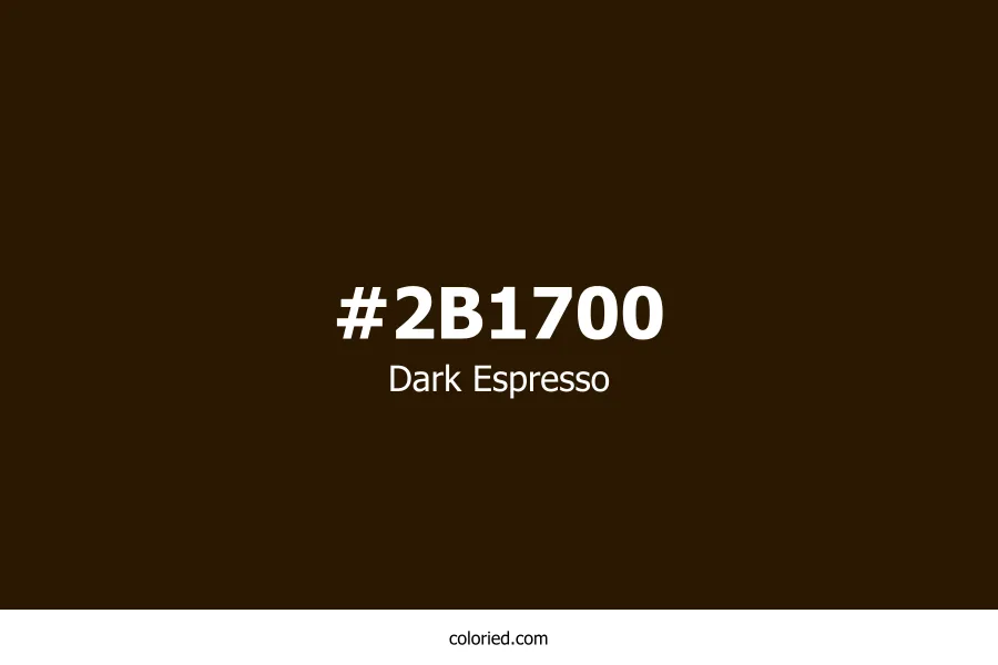 Dark Espresso Color