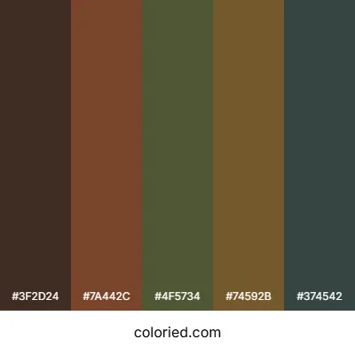 Dark Fall Color Palette