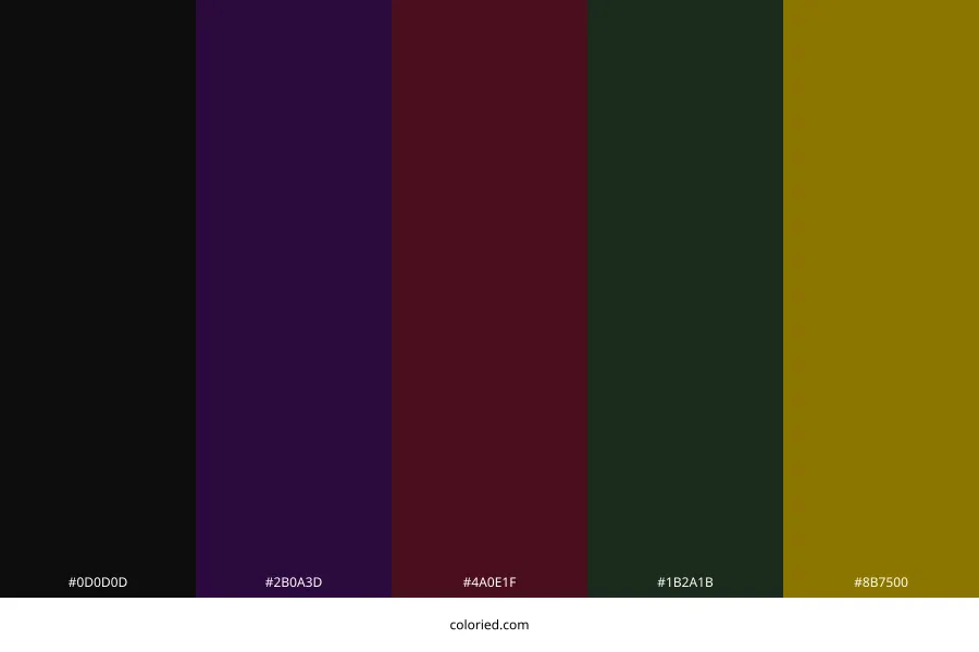 Dark Fantasy Color Palette