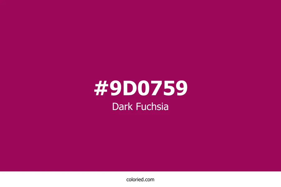 Dark Fuchsia Color Hex Code
