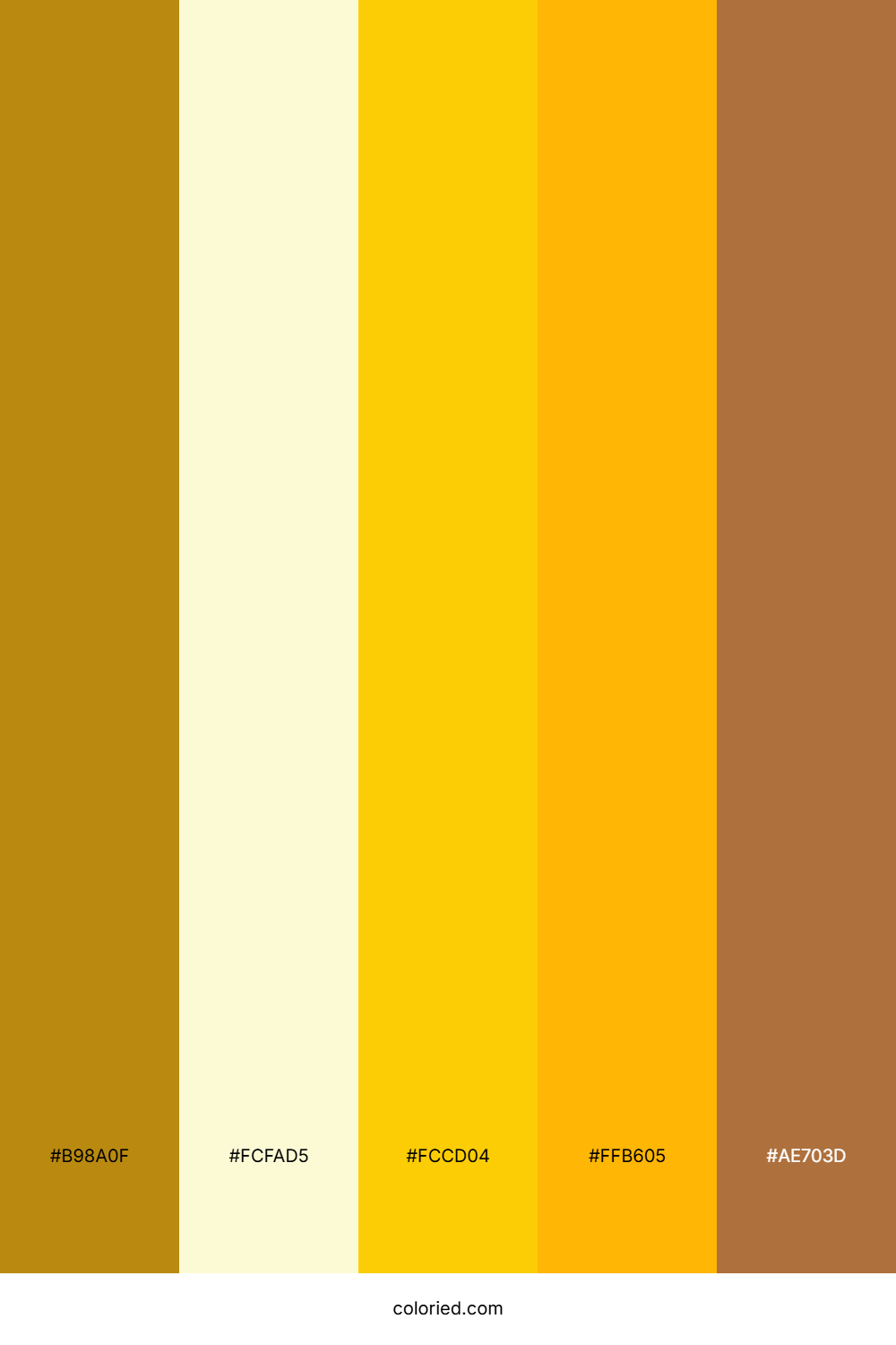 Dark Gold and Bronze Color Palette