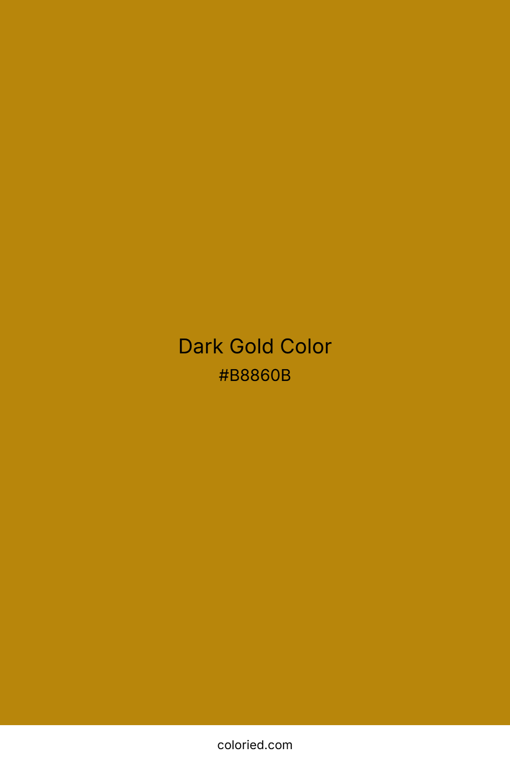 Dark Gold Color