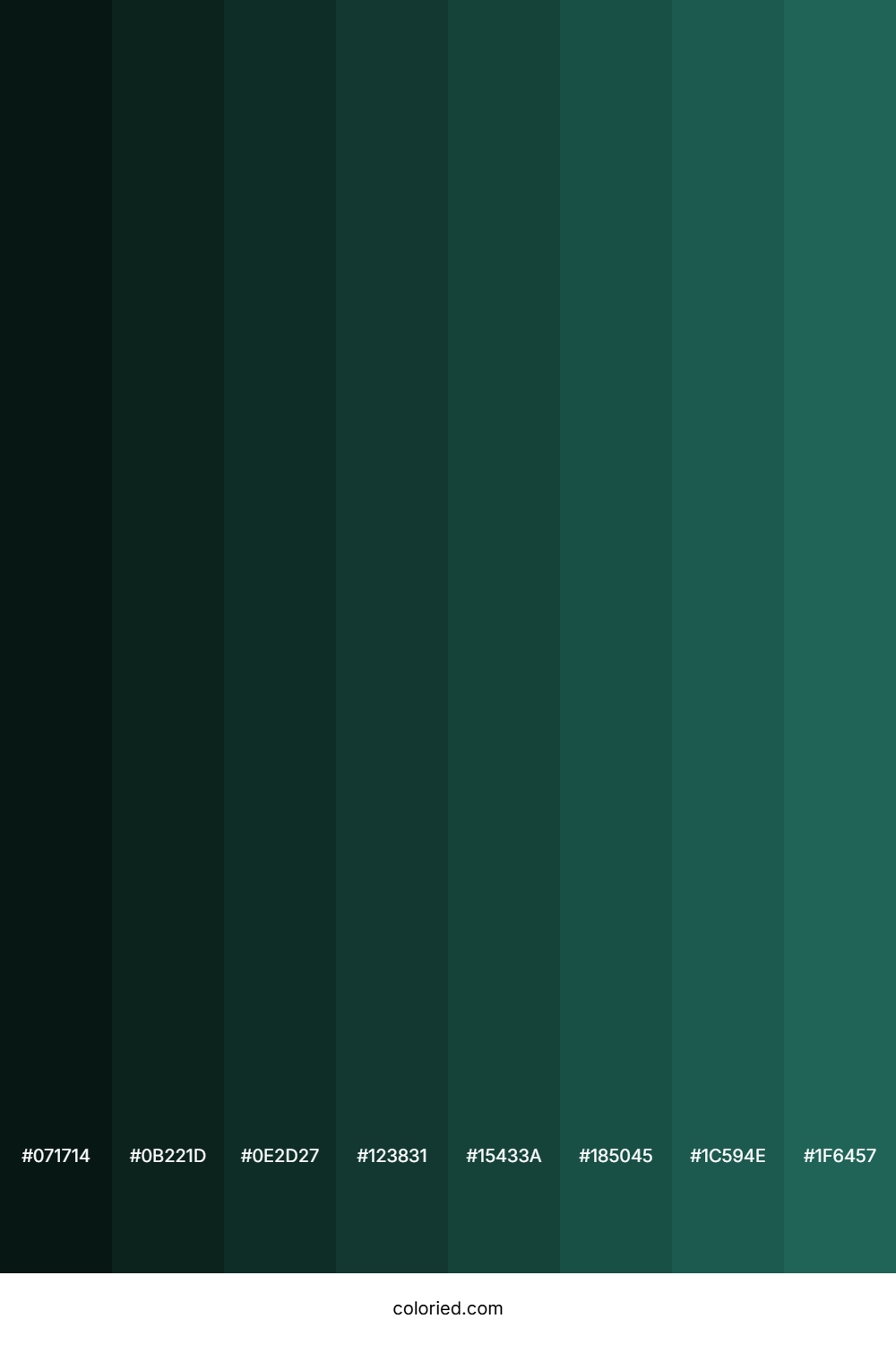 Dark Green Blue Shades