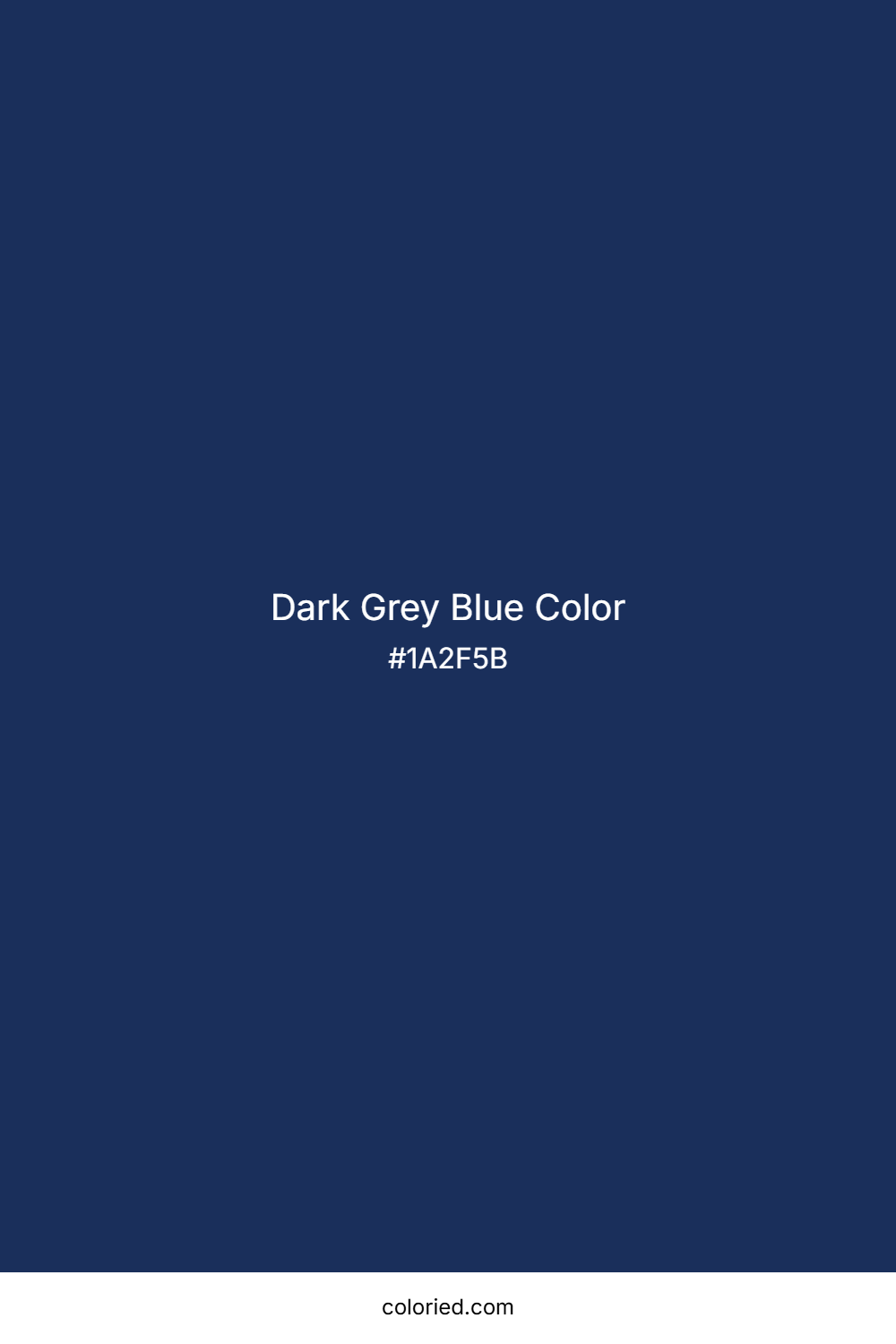 Dark Grey Blue Color