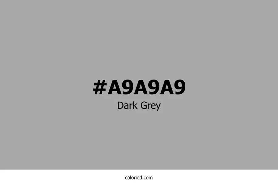 Dark Grey Color Hex Code