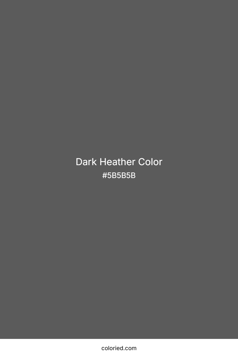 Dark Heather Color