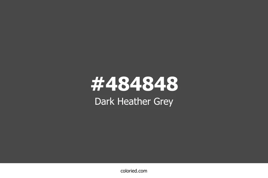 Dark Heather Grey Color