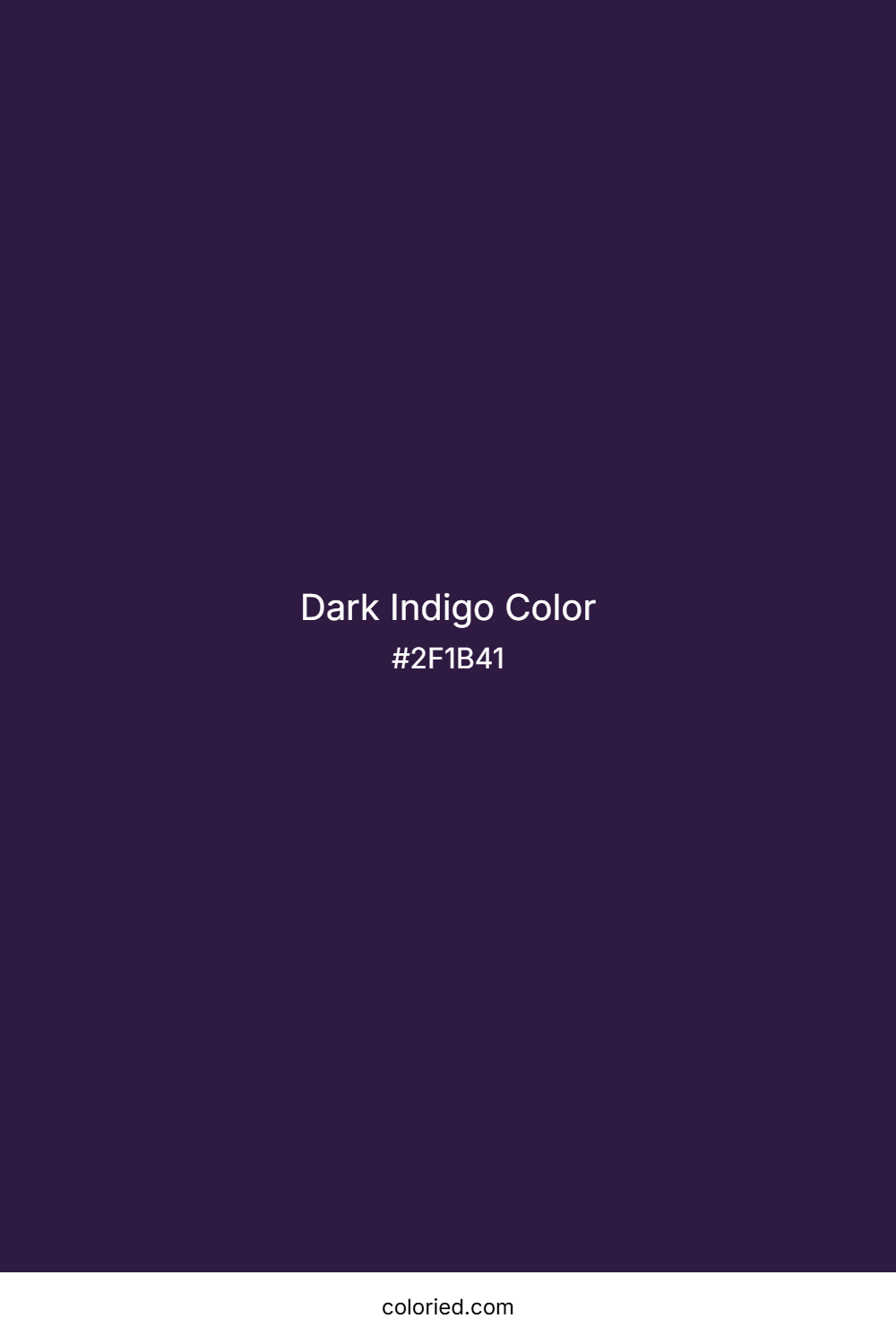 Dark Indigo Color