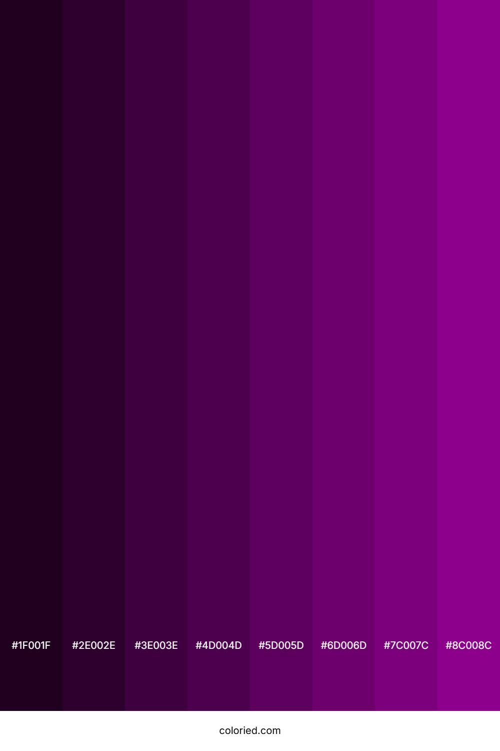 Dark Magenta Color Shades
