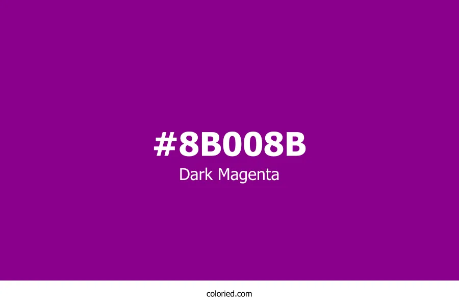 Dark Magenta Color Hex Code