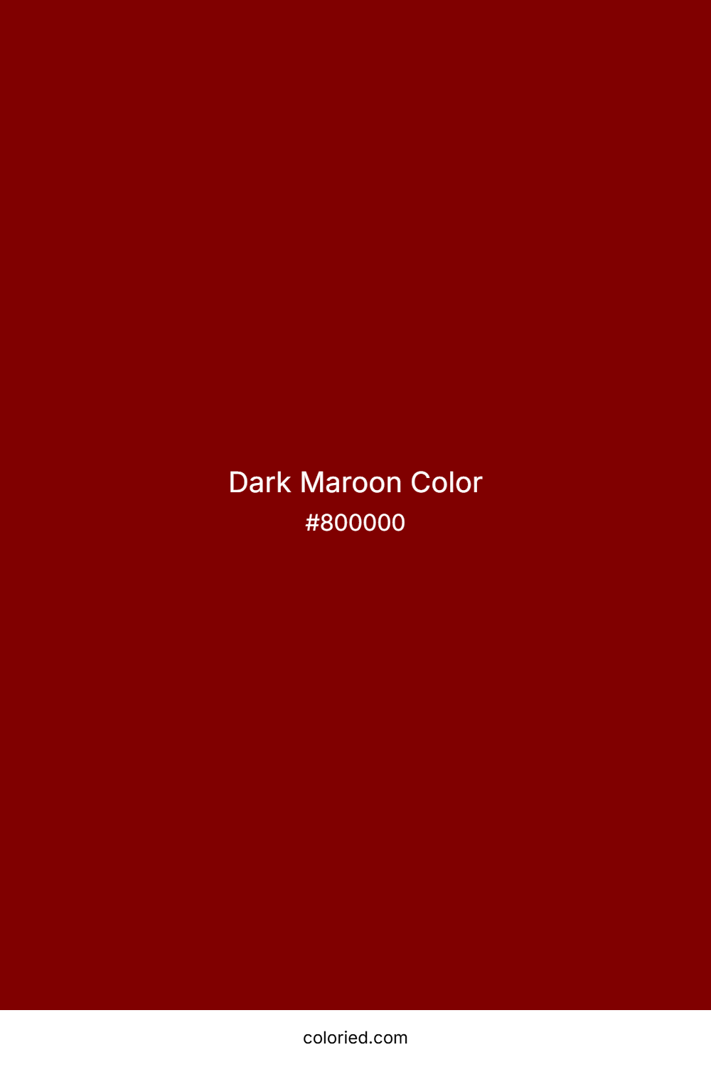 Dark Maroon Color