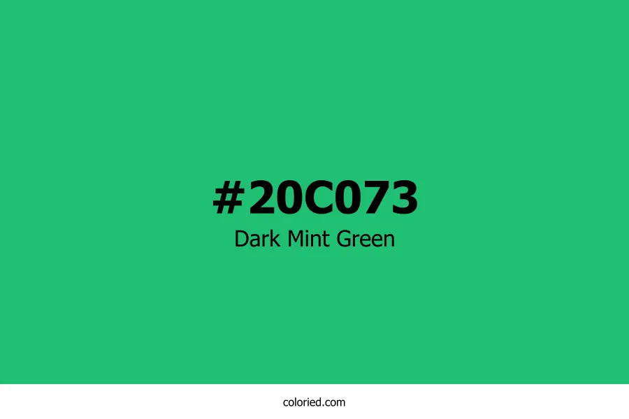Dark Mint Green Color