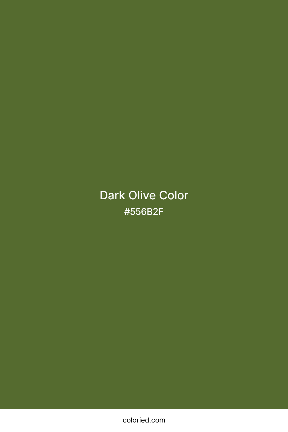 Dark Olive Color