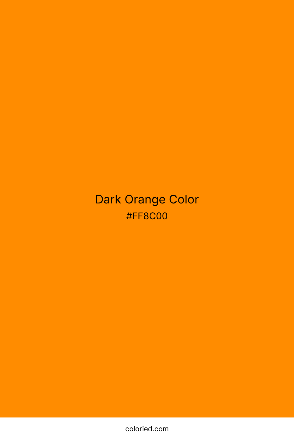 Dark Orange Color